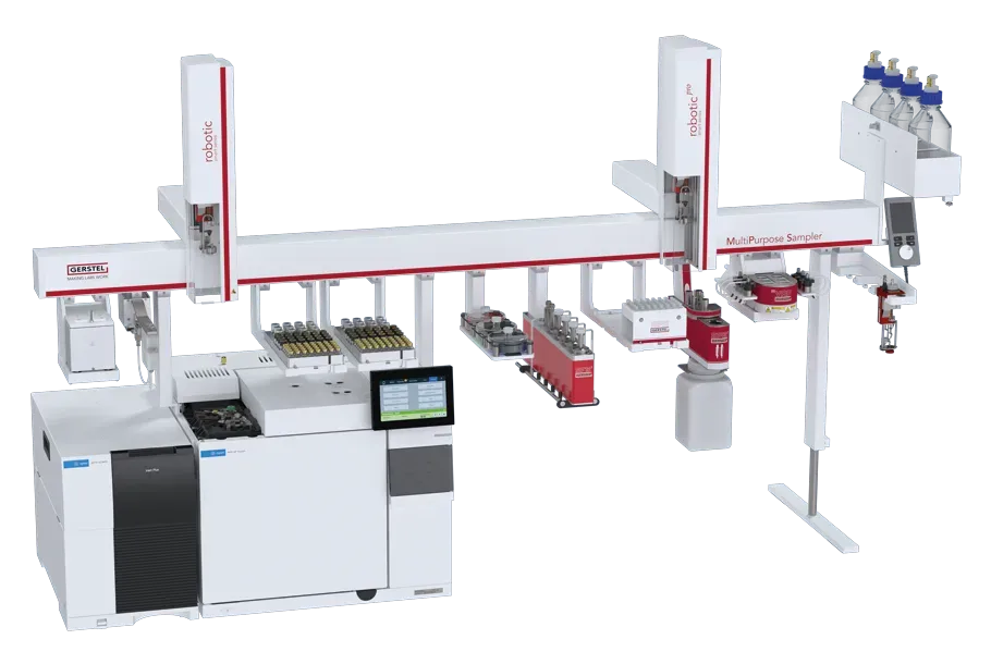 Gaschromatographie-Massenspektrometrie (GC-MS) System mit automatisierter Probenvorbereitung